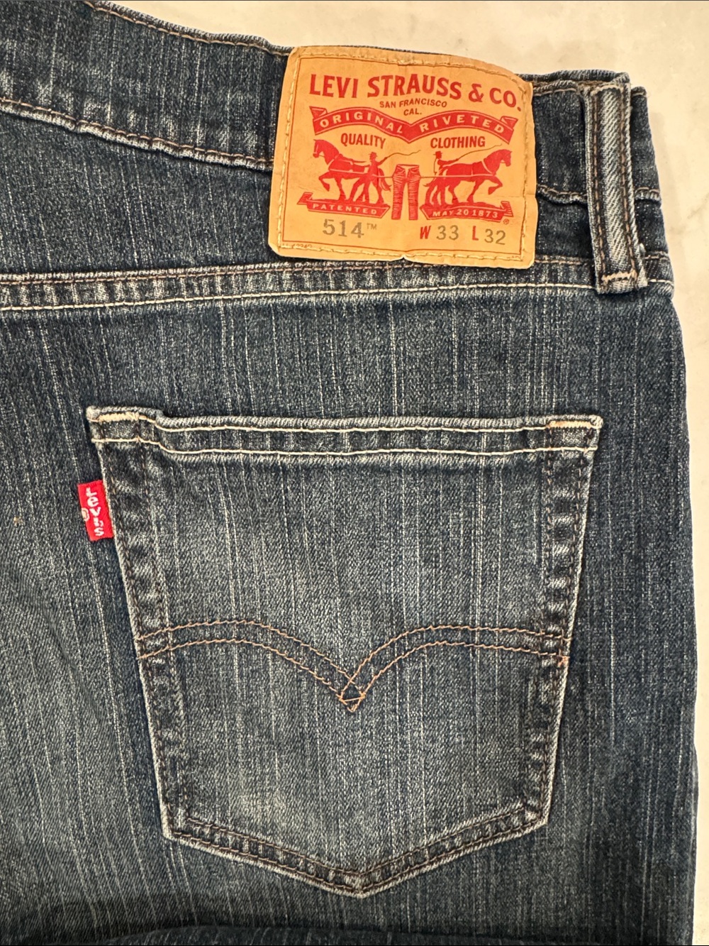 Levi's Men's Slim Straight Jeans - Indigo Blue